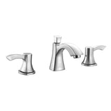 Sonata Series 8 in. Widespread 2-Handle Mid-Arc Bathroom Faucet in Brushed Nickel