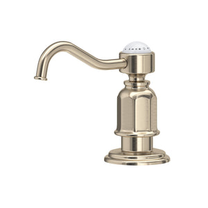 Rohl U.6995STN Perrin and Rowe Traditional Deck Mount Soap Dispenser