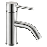 Bravo Series Single Hole Single-Handle Low-Arc Bathroom Faucet in Brushed Nickel