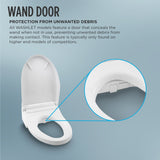 TOTO SW3083#01 WASHLET C5 Bidet Toilet Seat with PREMIST and EWATER+ Wand Cleaning, Round