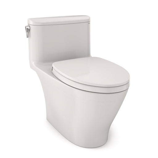 TOTO Nexus 1G One-Piece Elongated 1.0 GPF Universal Height Toilet with CeFiONtect and SS124 SoftClose Seat, Washlet+ Ready, Colonial White - MS642124CUFG#11