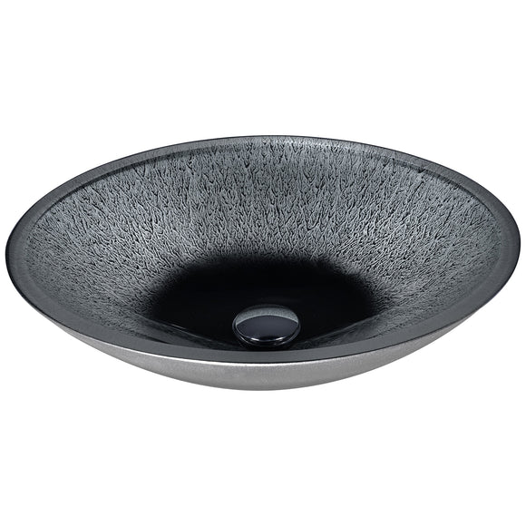 Onyx Series Vessel Sink in Black