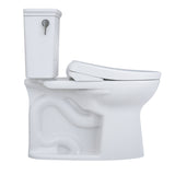 TOTO MW7864726CEFGA#01 Drake Transitional WASHLET+ Two-Piece Toilet and S7 Bidet Seat with Auto Flush, Cotton White