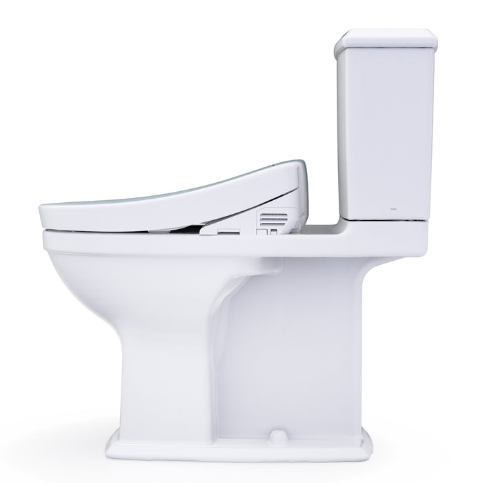 TOTO MW4943346CEMFG#01 Connelly Elongated Dual Flush Universal Height Toilet with Washlet S2 Bidet Seat