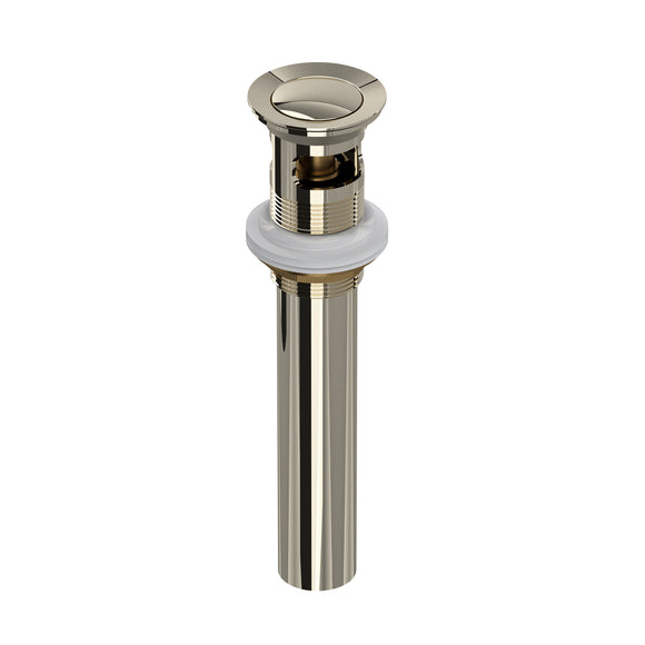 House of Rohl 0127DOFPN Push Drain with Overflow