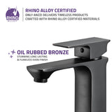 ANZZI L-AZ118ORB Promenade Single Hole Single Handle Bathroom Faucet in Oil Rubbed Bronze