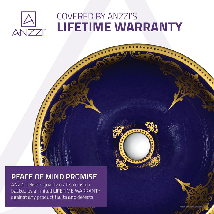 ANZZI LS-AZ8206 Sauano Series Vessel Sink in Royal Blue