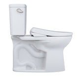 TOTO MW7764726CSFGA.10#01 Drake WASHLET+ Two-Piece Toilet and S7 Bidet Seat with Auto Flush, 10" Rough-In, Cotton White