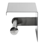 ALFI Brand ABTP66-BSS Brushed Stainless Steel Toilet Paper Holder with Shelf