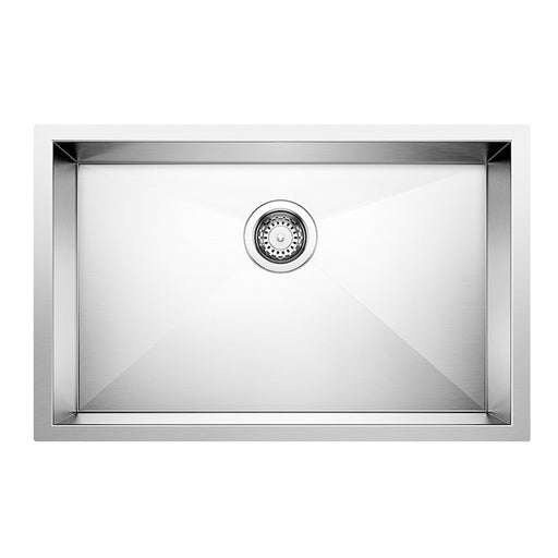 Blanco 443048 Quatrus R0 28" Single Bowl Undermount Stainless Steel Kitchen Sink