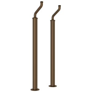 Rohl U.6388EB Perrin and Rowe Pair of Floor Pillar Legs or Supply Unions