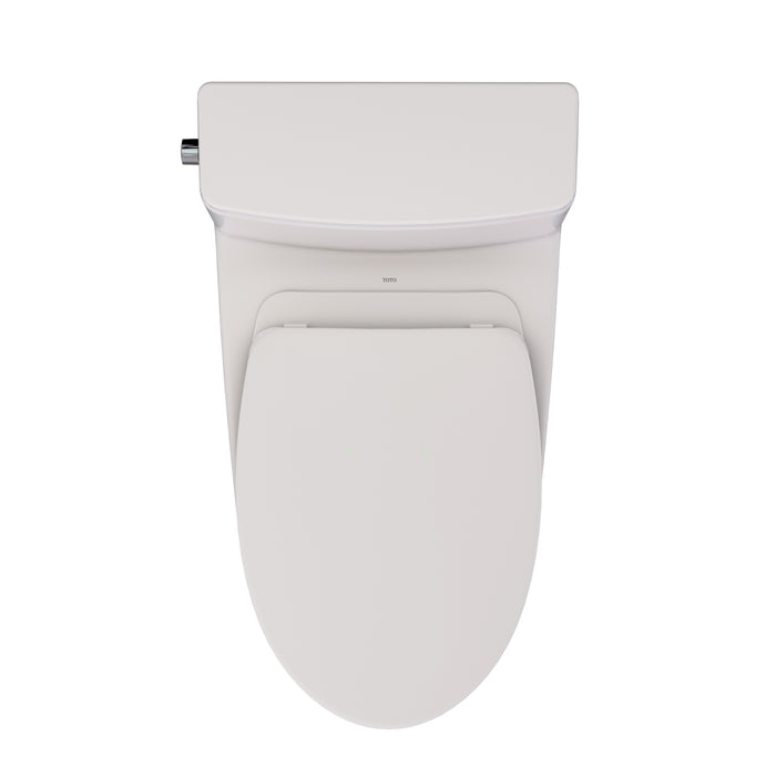 TOTO MS672124CEFG#12 Redington One-Piece Elongated 1.28 GPF Universal Height Toilet with Seat, Sedona Beige