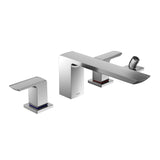 TOTO TBG02202U#CP GR Two-Handle Deck-Mount Roman Tub Filler Trim with Handshower, Polished Chrome