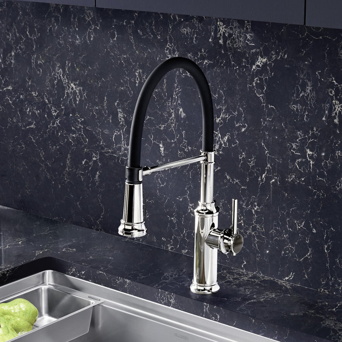 Blanco 442508 Empressa Semi-Pro Pull-Down Dual-Spray Kitchen Faucet - Chrome