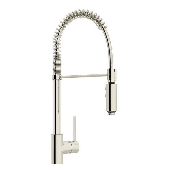 House of Rohl LS64L-PN-2 Pirellone Side Lever Pro Pulldown Kitchen Faucet