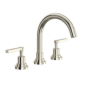 House of Rohl A2228LMPN-2 Lombardia C-Spout Widespread Bathroom Faucet