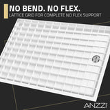 ANZZI SB-AZ103R ALEXANDER 48" x 32" Right Drain Shower Base in White