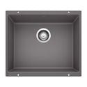 Blanco 519049 Precis SILGRANIT 21" Single Bowl Undermount Kitchen Sink - Cinder
