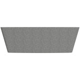 ALFI Brand ABCO71TUB 71" Solid Concrete Rectangular Freestanding Bathtub