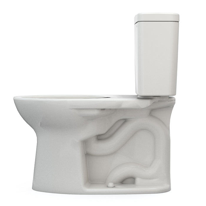 TOTO CST776CSG#11 Drake Two-Piece Elongated 1.6 GPF Toilet with CeFiONtect, Colonial White