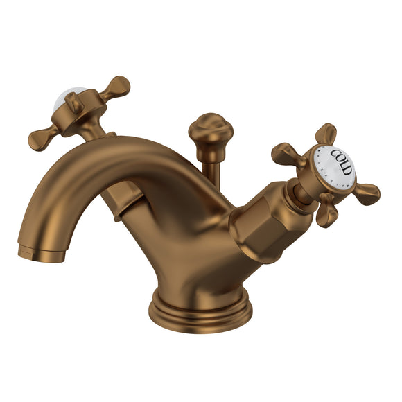 Rohl U.3626X-EB-2 Perrin and Rowe Edwardian Single Hole Dual Handle Bathroom Faucet