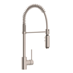 House of Rohl LS64L-STN-2 Pirellone Side Lever Pro Pulldown Kitchen Faucet