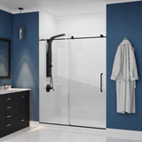 ANZZI SP-AZ078MB Aura 2-Jetted Shower Panel with Heavy Rain Shower & Spray Wand in Matte Black