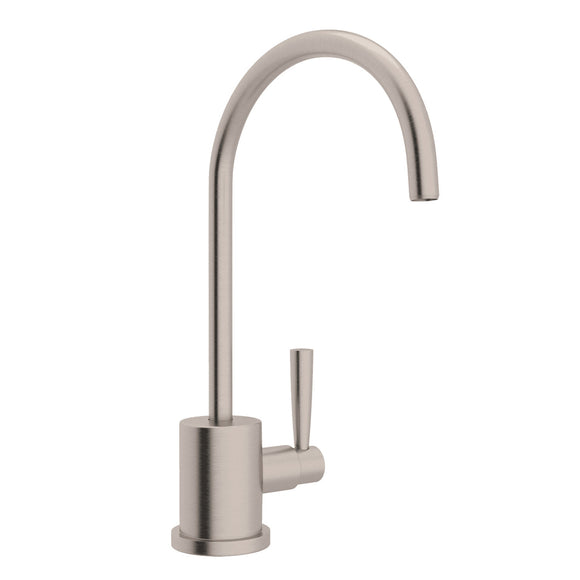 Rohl U.1601L-STN-2 Perrin and Rowe Holborn C-Spout Filter Faucet