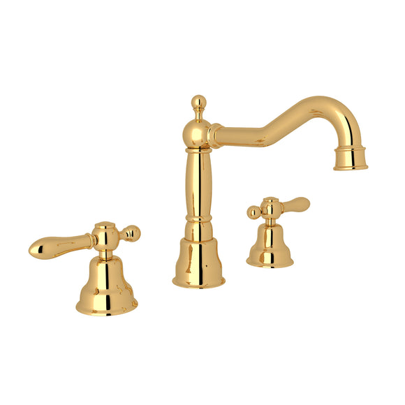 House of Rohl AC107LM-IB-2 Arcana Column Spout Widespread Bathroom Faucet