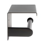 ALFI Brand ABTPP66-BB Brushed Black PVD Stainless Steel Toilet Paper Holder with Shelf