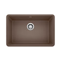 Blanco 522433 Precis SILGRANIT 27" Single Bowl Undermount Kitchen Sink - Cafe