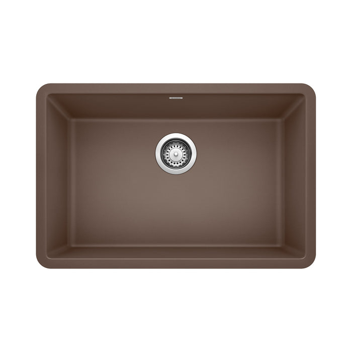 Blanco 522433 Precis SILGRANIT 27" Single Bowl Undermount Kitchen Sink - Cafe