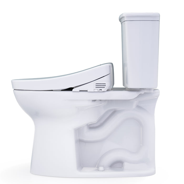 TOTO MW7863346CEFG.10#01 Drake Transitional Washlet+ Elongated Universal Height Toilet with S2 Bidet Seat