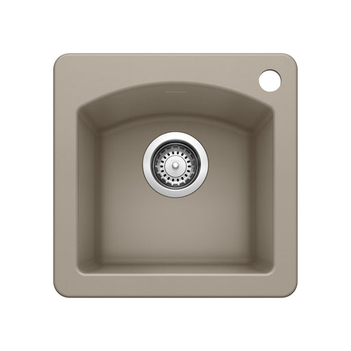 Blanco 441295 Diamond SILGRANIT 15" Dual Mount Bar Sink - Truffle