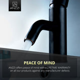 ANZZI L-AZ030ORB Bravo Series Single Hole Single-Handle Low-Arc Bathroom Faucet in Oil Rubbed Bronze