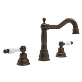 House of Rohl AC107OP-TCB-2 Arcana Column Spout Widespread Bathroom Faucet