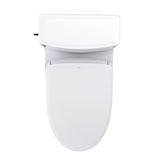 TOTO MW6244736CEFGA#01 WASHLET+ Legato One-Piece Toilet with Auto Flush S7A Bidet Seat, Cotton White