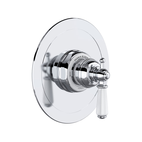 Rohl U.TEW51W1L-APC Perrin and Rowe Edwardian 1/2" Pressure Balance Shower Trim with Lever Handle