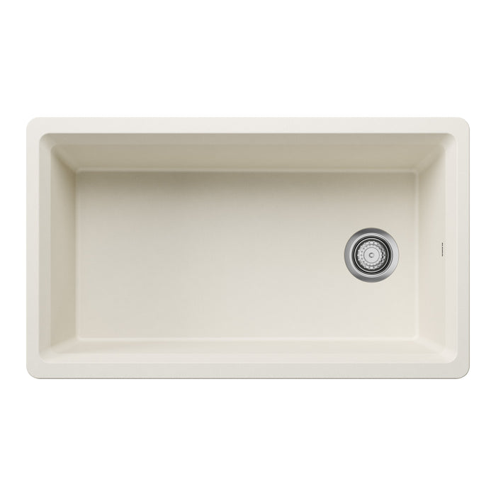 Blanco 443318 Inteos SILGRANIT 33" Single Bowl Undermount Workstation Kitchen Sink - Soft White