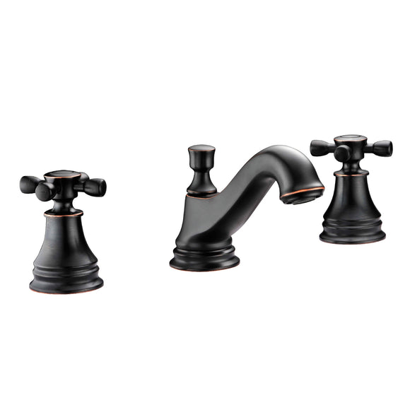 Melody Series 8 in. Widespread 2-Handle Mid-Arc Bathroom Faucet in Oil Rubbed Bronze