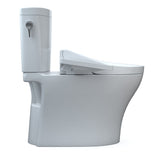 TOTO MW4483074CEMFGN#01 Aquia IV Arc Two-Piece Elongated Dual Flush Toilet with C2 Bidet Seat