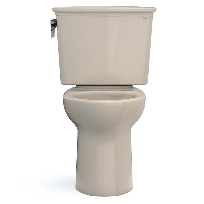 TOTO CST786CEG#03 Drake Transitional Two-Piece Elongated 1.28 GPF Toilet with CeFiONtect, Bone