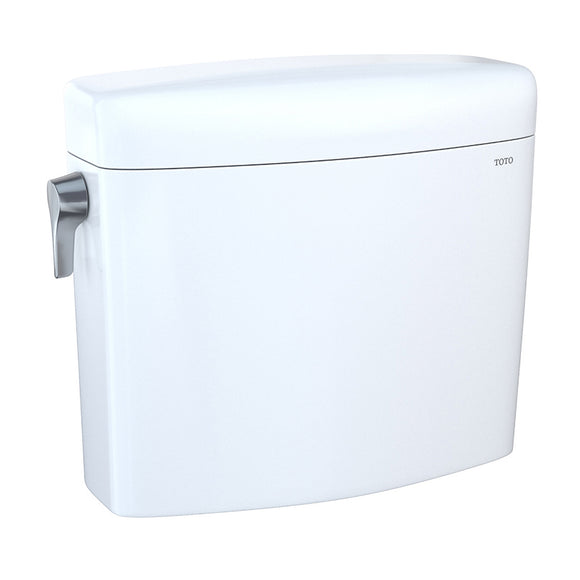 TOTO Aquia IV Cube Dual Flush 1.28 and 0.9 GPF Toilet Tank Only with WASHLET+ Auto Flush Compatibility, Cotton White - ST436EMNA#01