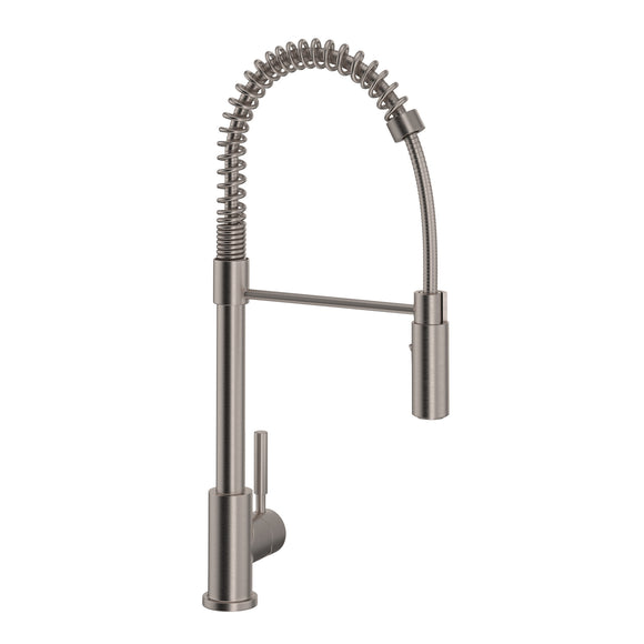 House of Rohl R7521STN Lux Side Handle Stainless Steel Pro Pulldown Kitchen Faucet