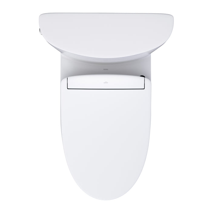 TOTO MW4483446CEMFGN#01 Washlet+ Aquia IV Arc Elongated Dual Flush Universal Height Toilet with S5 Bidet Seat
