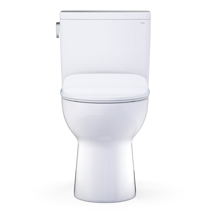 TOTO MS472234CEFG#01 Glaston Two-Piece Elongated 1.28 GPF Universal Height Toilet with a Slim Seat