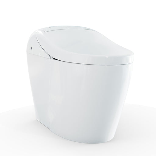 TOTO Washlet G5A 1.2 or 1.0 GPF Smart Toilet with Integrated Bidet Seat and CeFiONtect, Cotton White - MS7631CEMFG#01