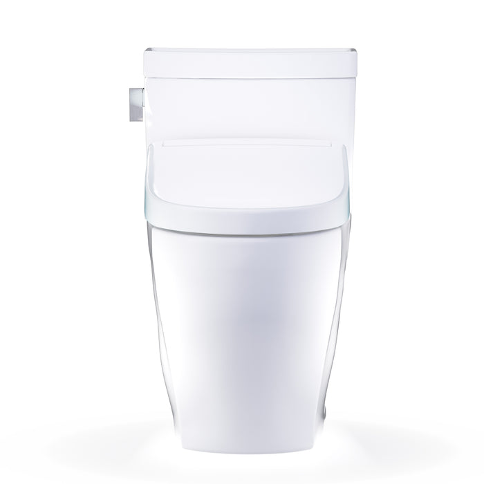 TOTO MW6243446CEFG#01 Legato One-Piece Elongated Universal Height Toilet with Washlet S5 Bidet Seat