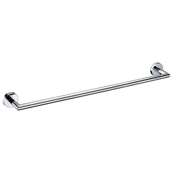 Caster 2 Series 23.07 in. Towel Bar in Polished Chrome