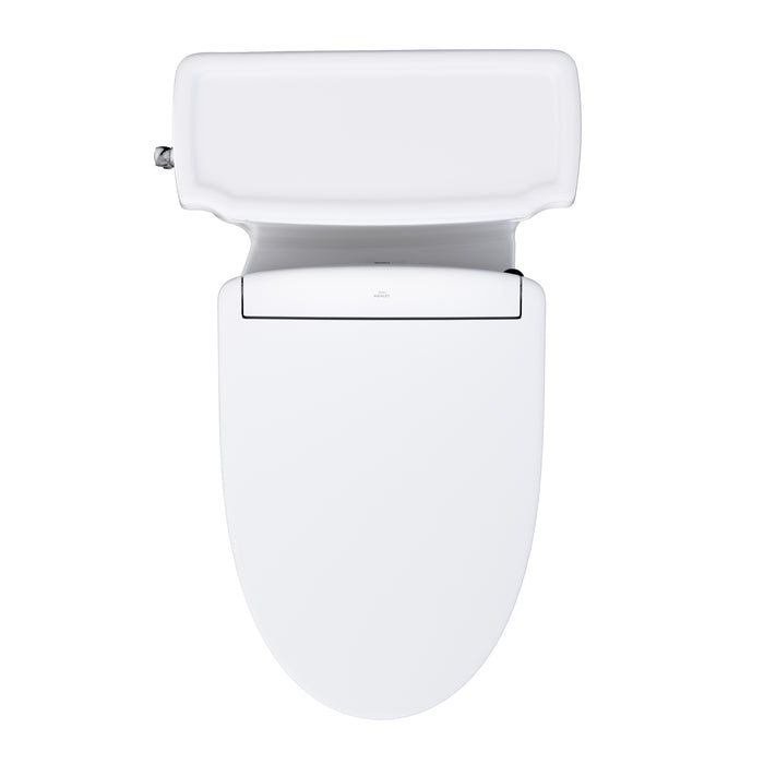 TOTO MW9743446CEFG#01 Washlet+ Eco Guinevere Elongated Universal Height Toilet with S5 Bidet Seat